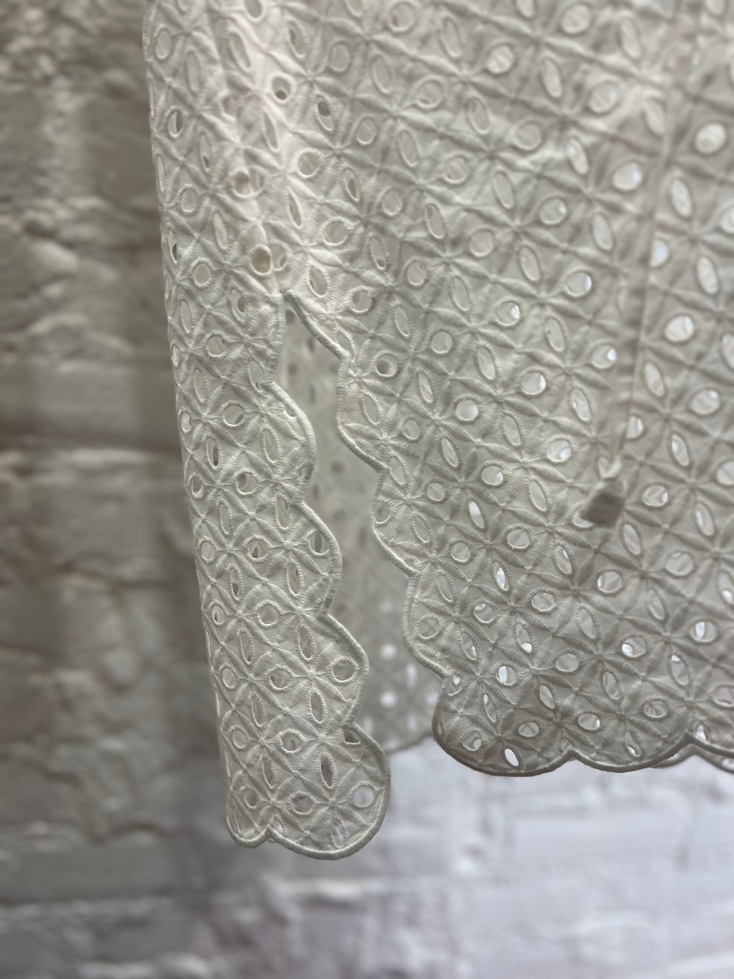 Tory Burch White Eyelet Cover Up