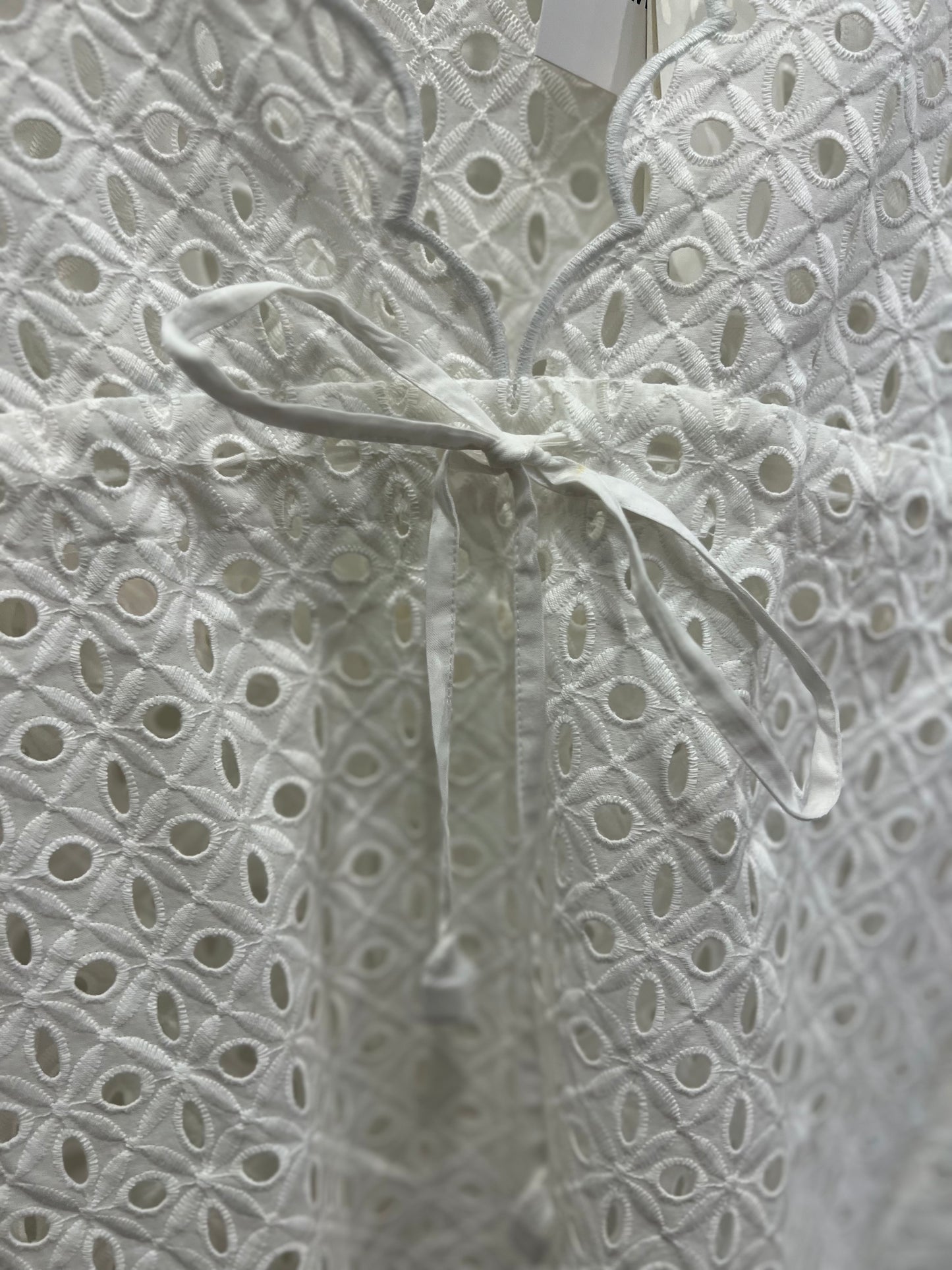 Tory Burch White Eyelet Cover Up