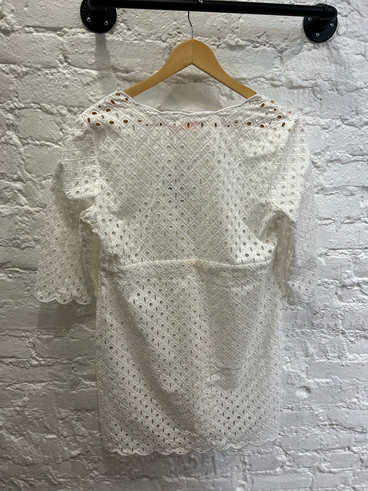 Tory Burch White Eyelet Cover Up