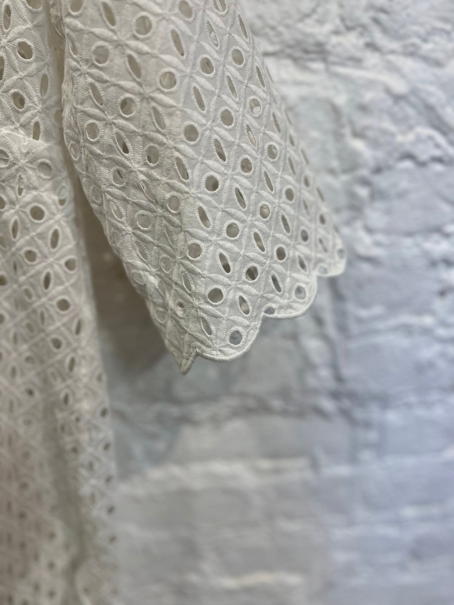 Tory Burch White Eyelet Cover Up