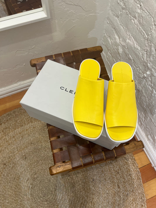 Clergerie Sasha Leather Slides
