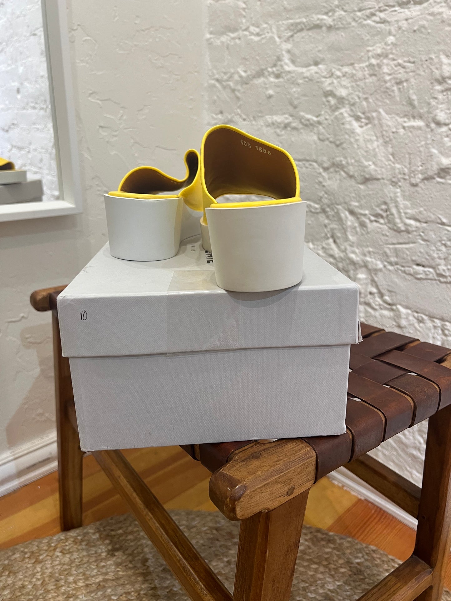 Clergerie Sasha Leather Slides