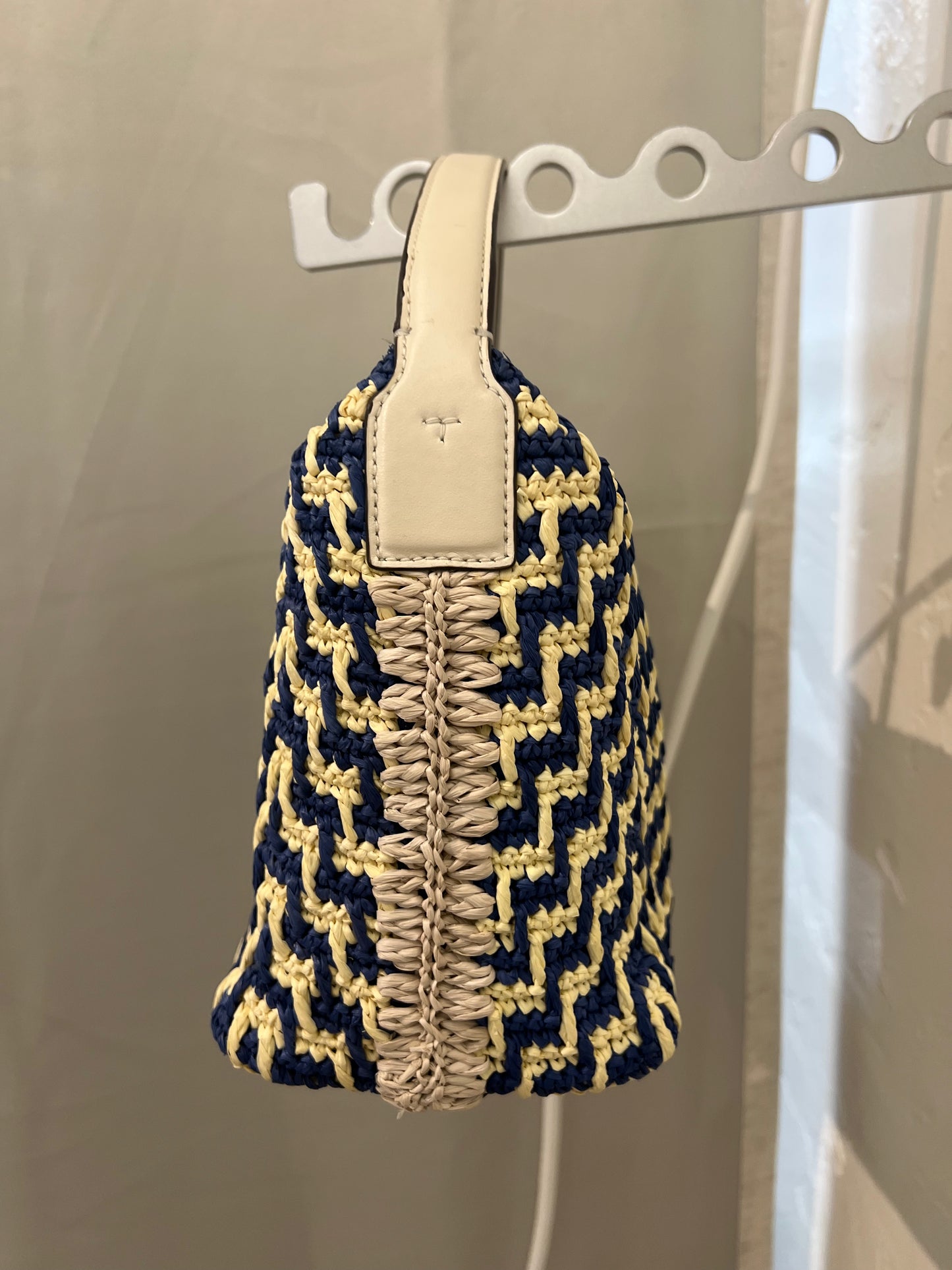 Tory Burch Thea Straw Shoulder Bag