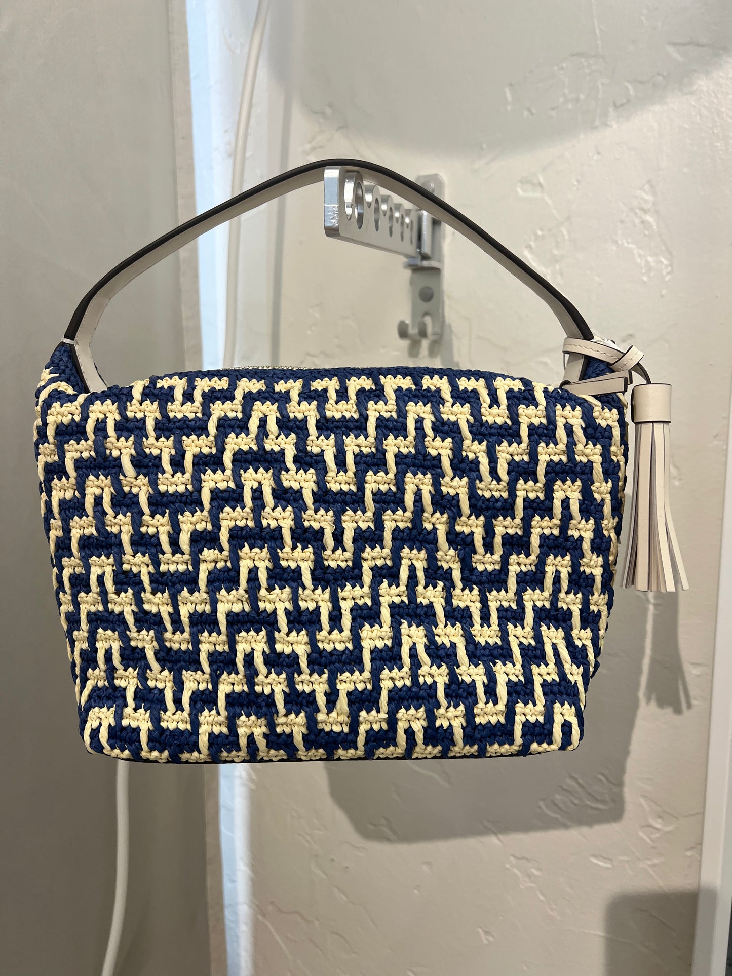Tory Burch Thea Straw Shoulder Bag