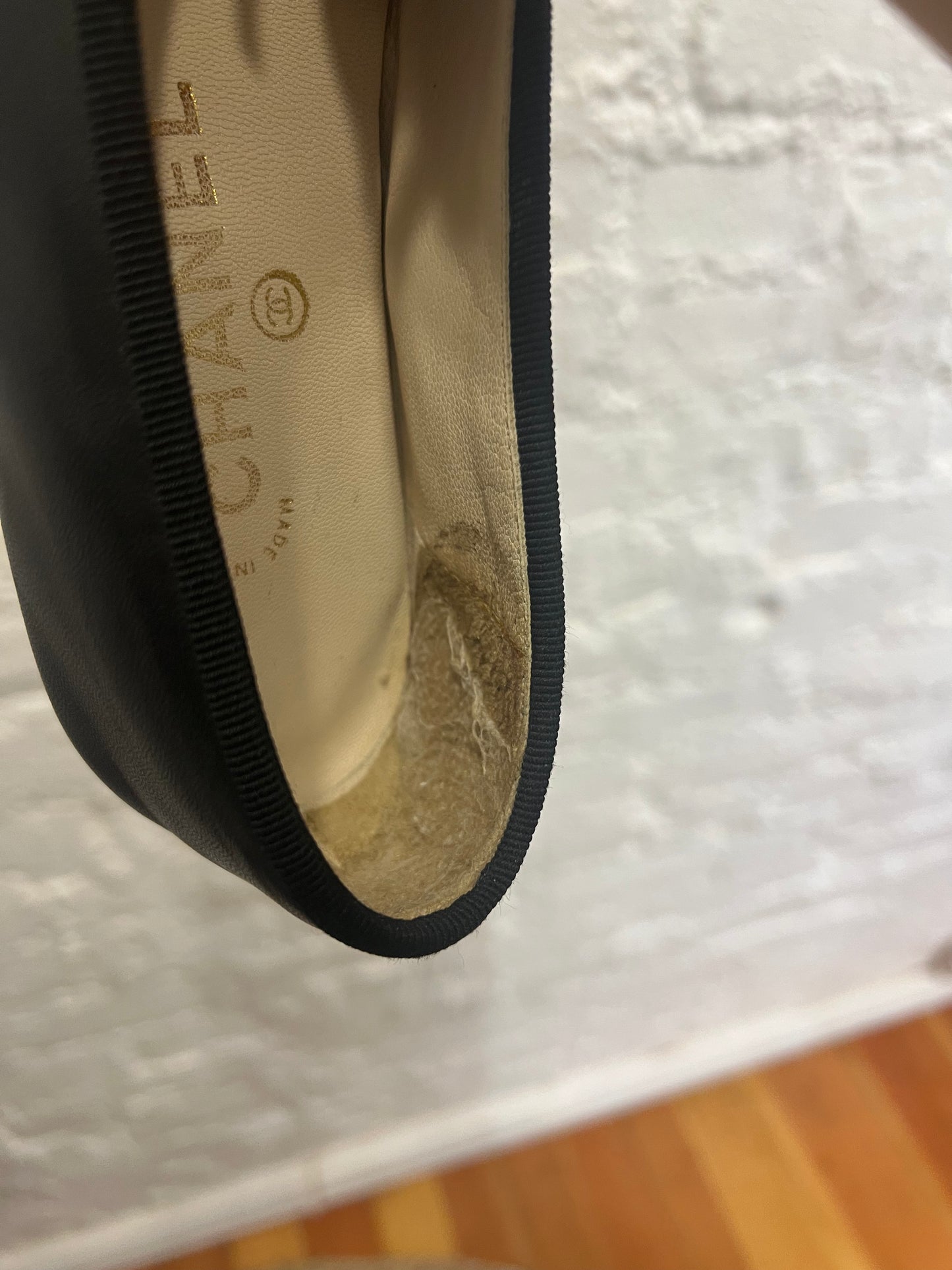 Chanel Leather Ballet Flats