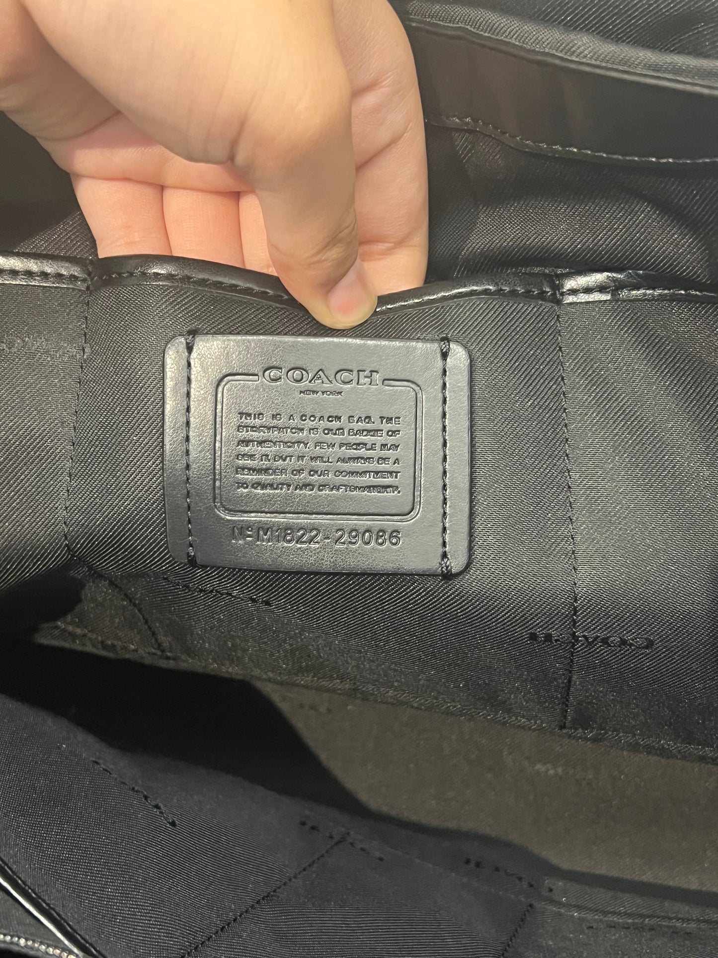 Coach Turnlock Tote