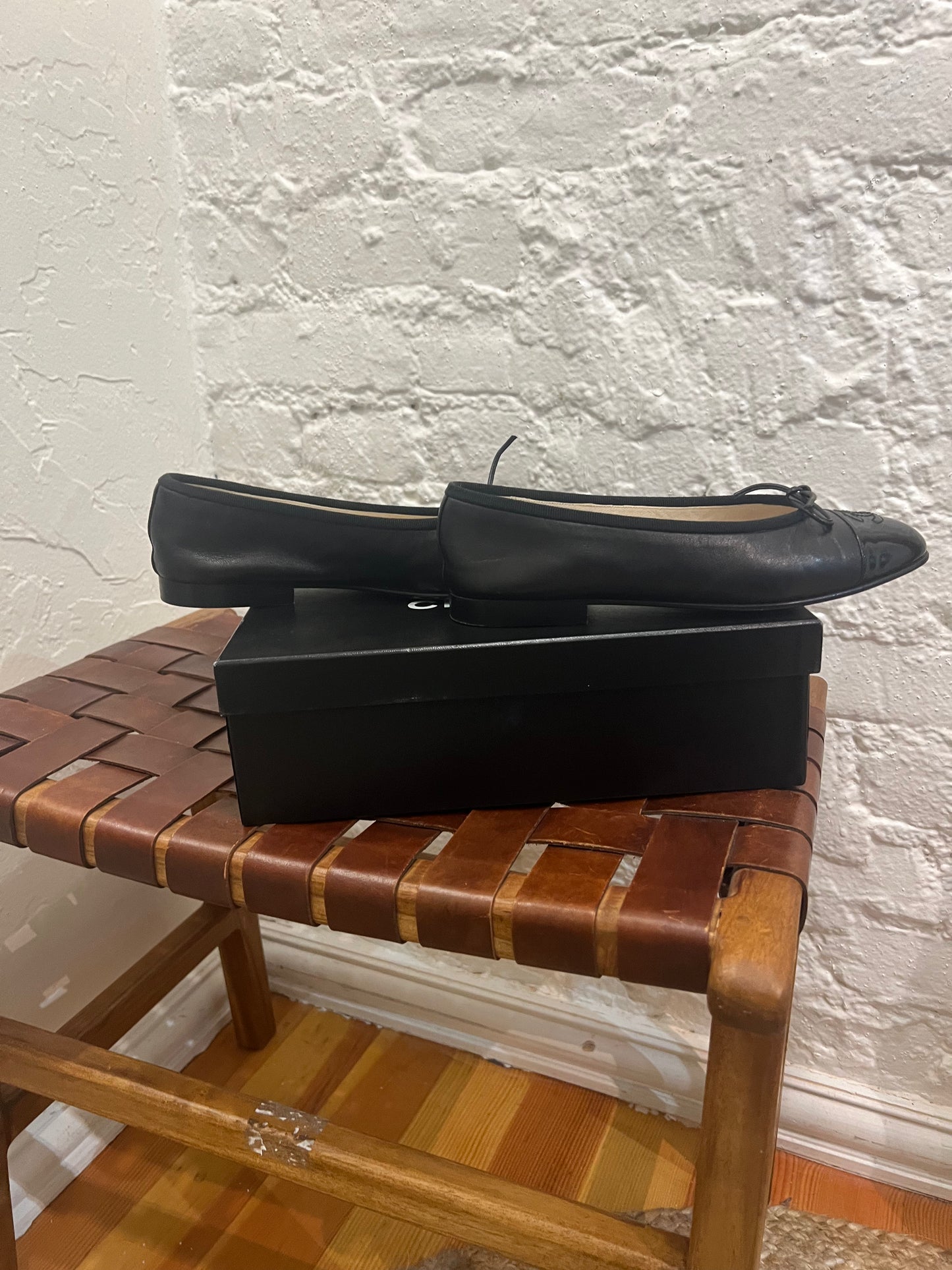 Chanel Leather Ballet Flats
