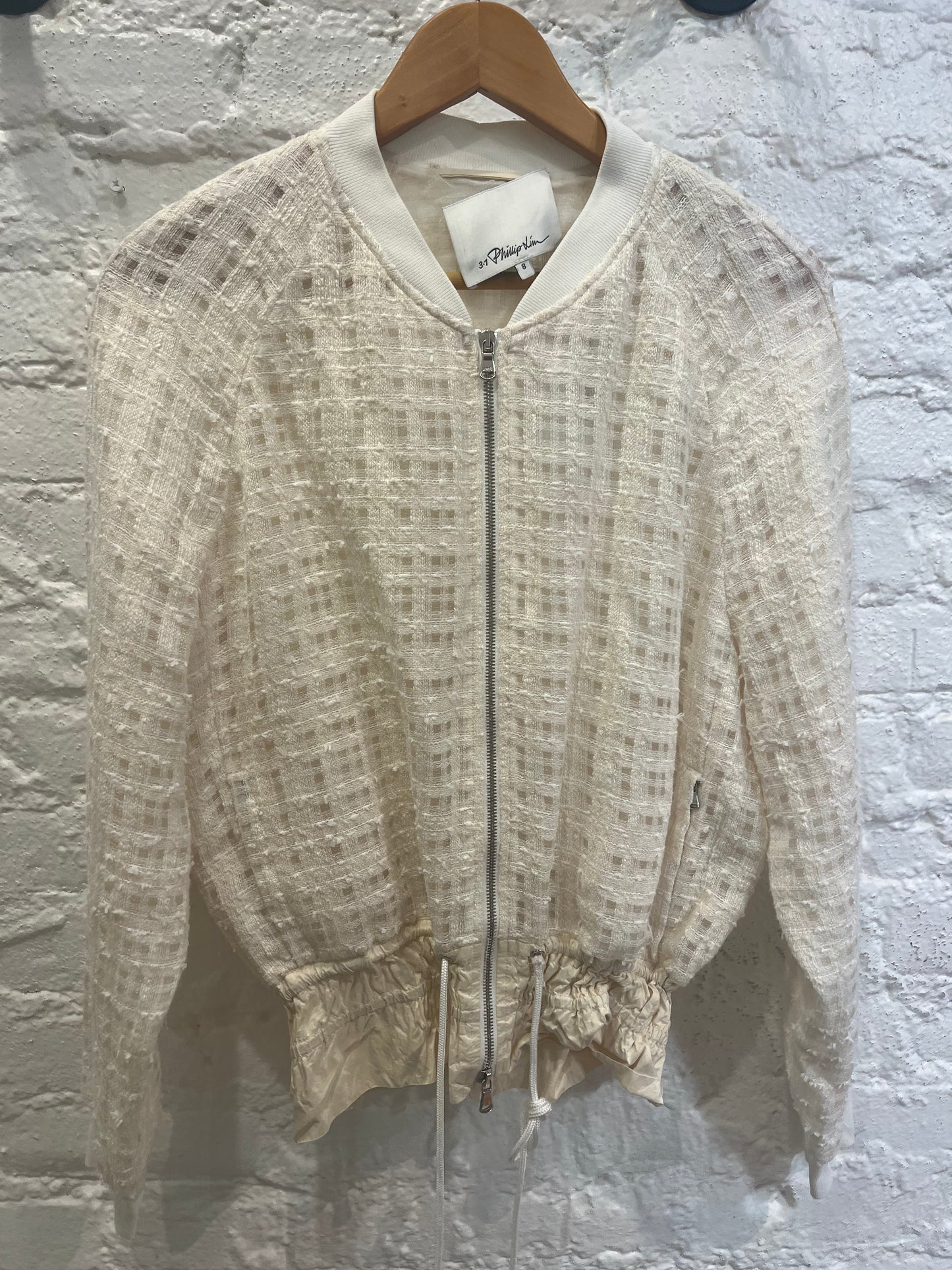3.1 Phillip Lim textured woven bomber jacket