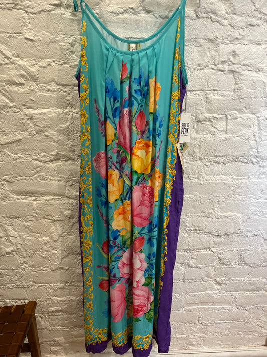 Aratta Silent Journey blue blossom dress