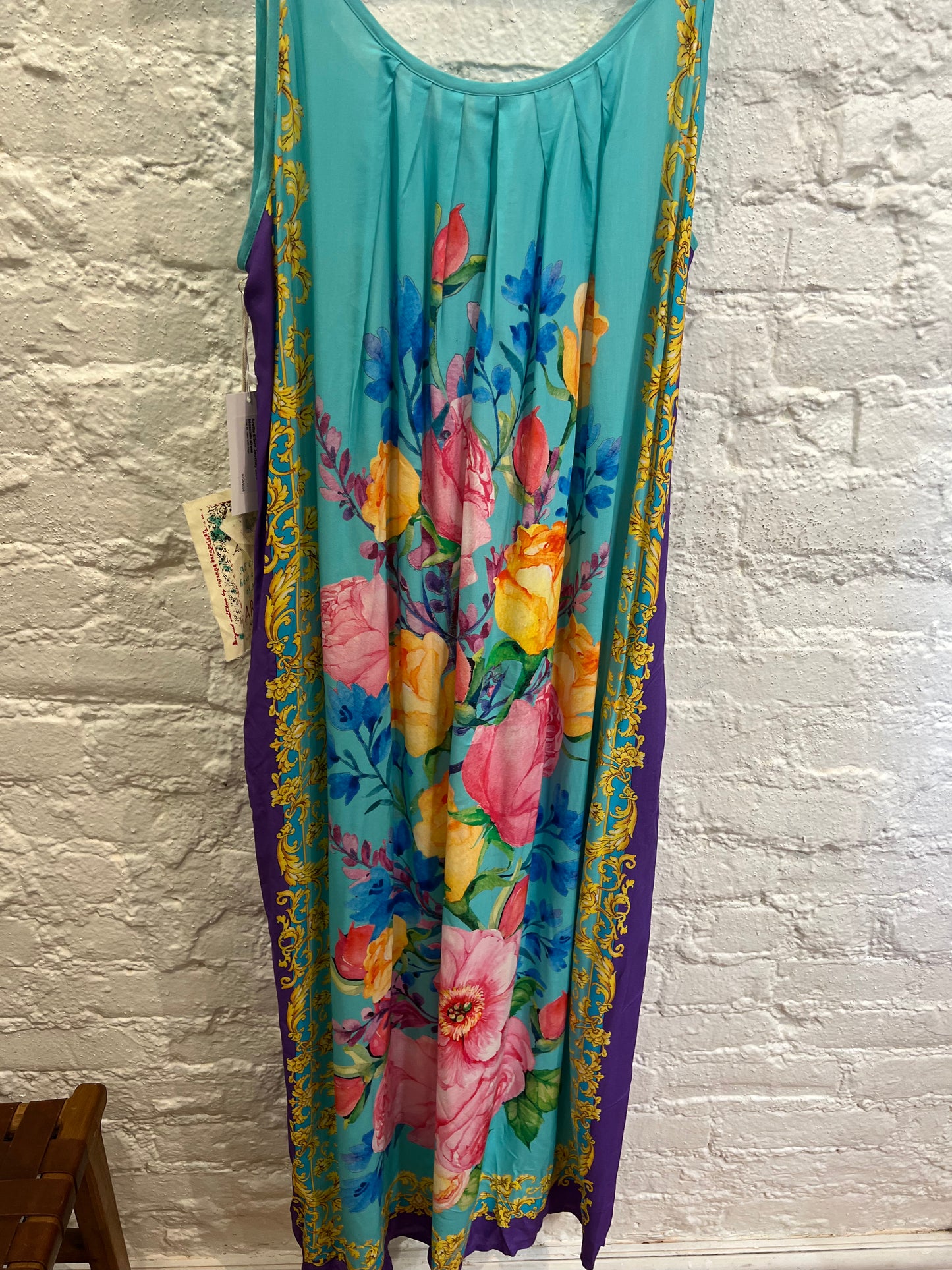 Aratta Silent Journey blue blossom dress