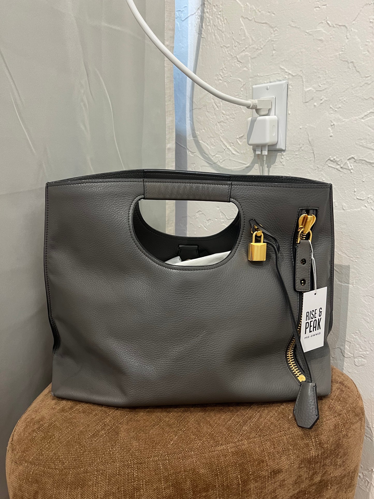 Tom Ford Alix Padlock Tote Bag