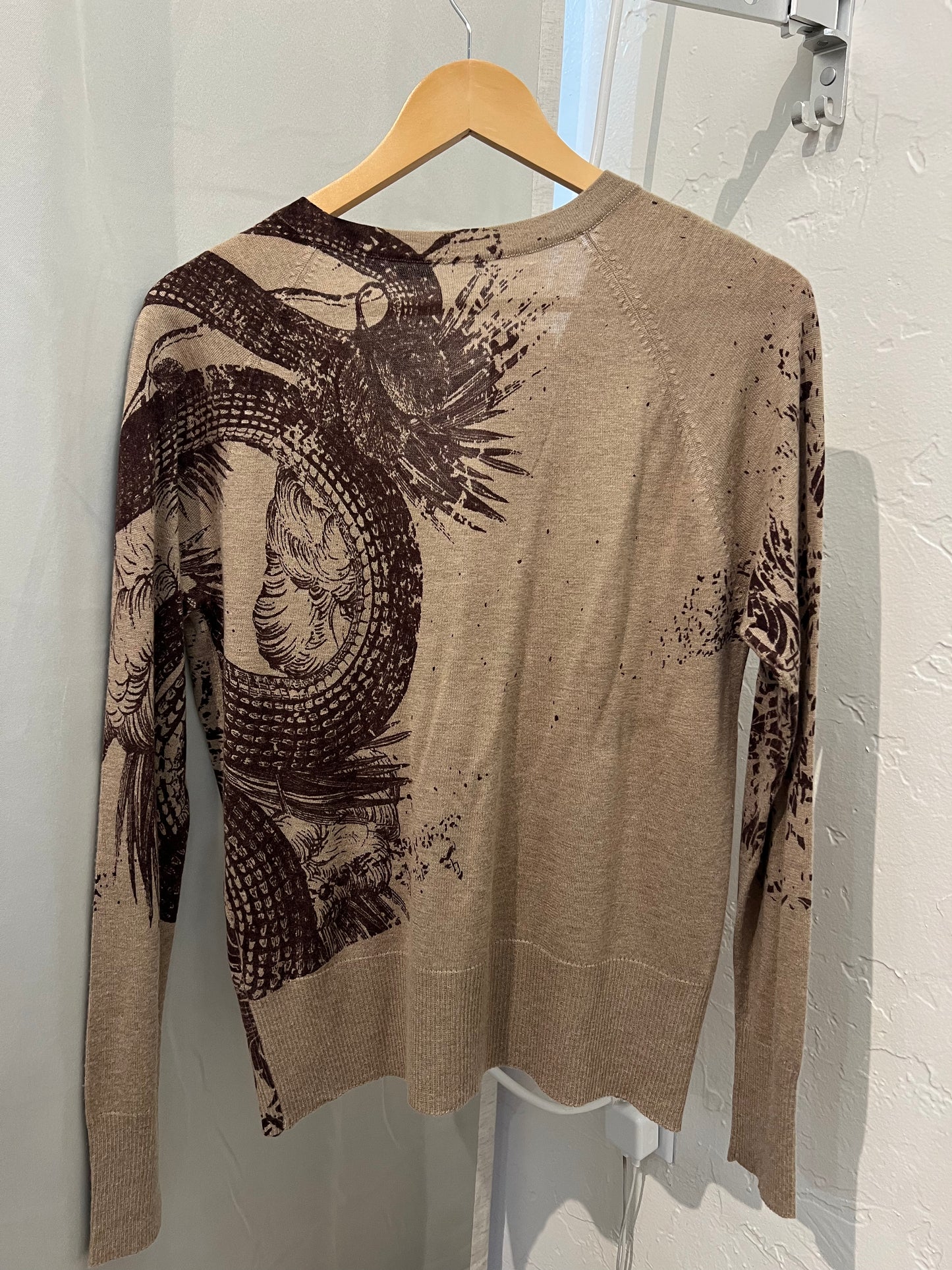 Friendly Hunting buttoned silk blend cardigan