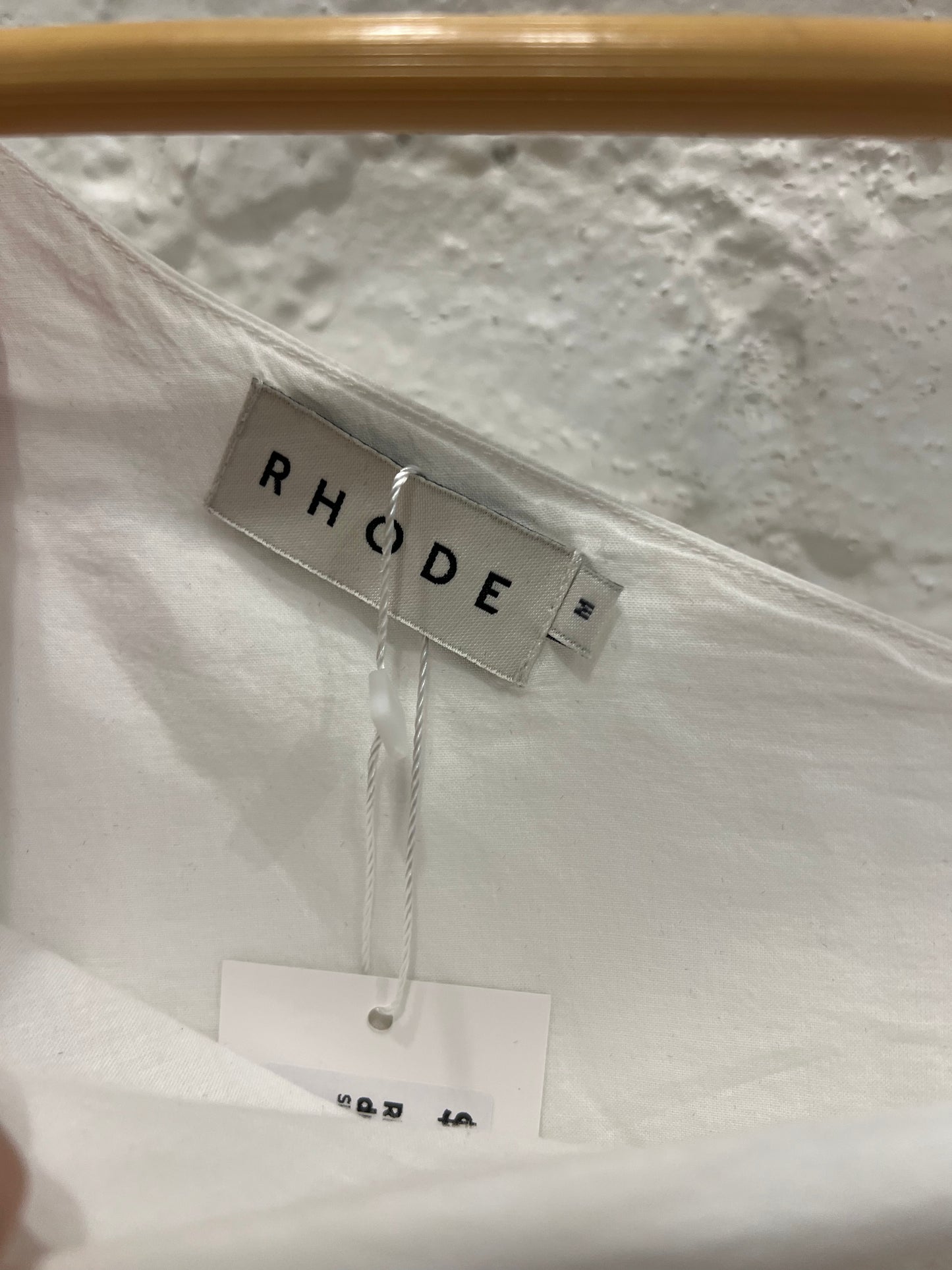 Rhode white puff shoulder dress