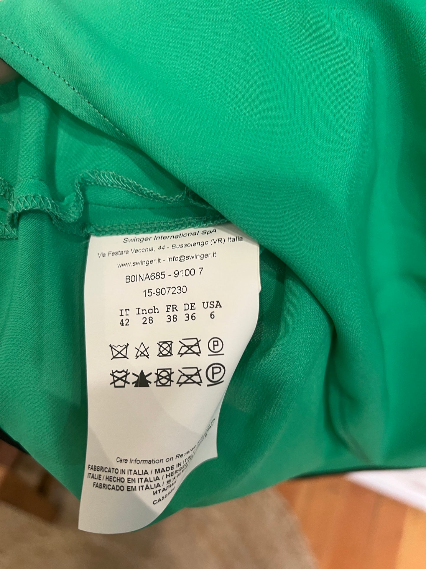 Cavalli Class green blouse