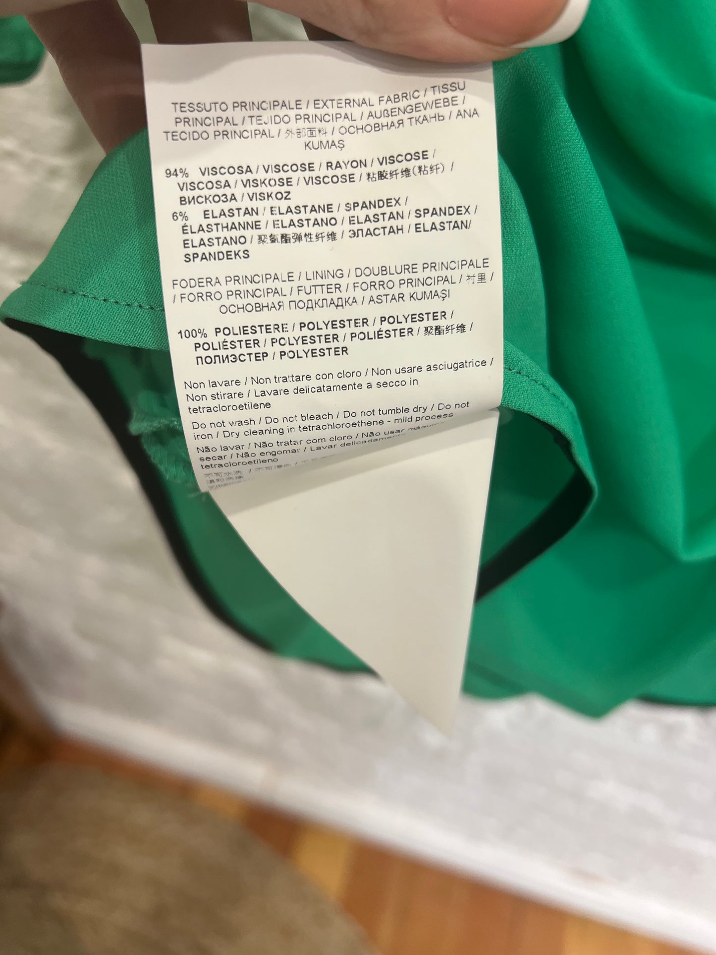 Cavalli Class green blouse