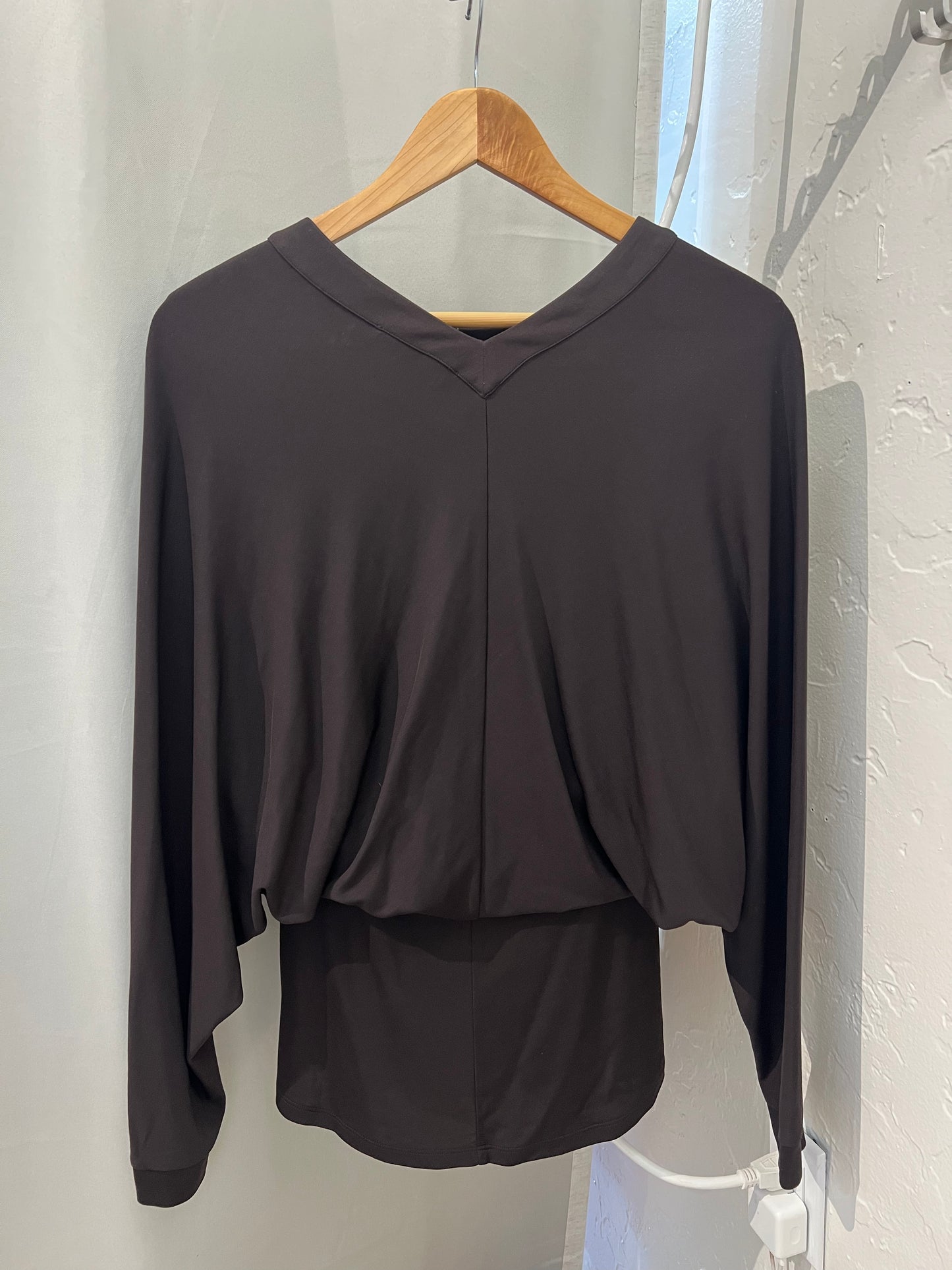 Palmer//harding brown bat sleeve blouse