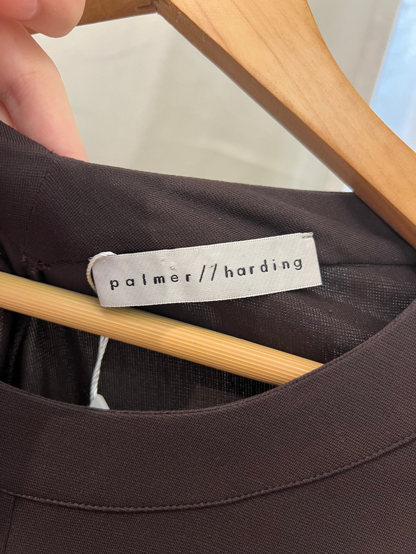 Palmer//harding brown bat sleeve blouse