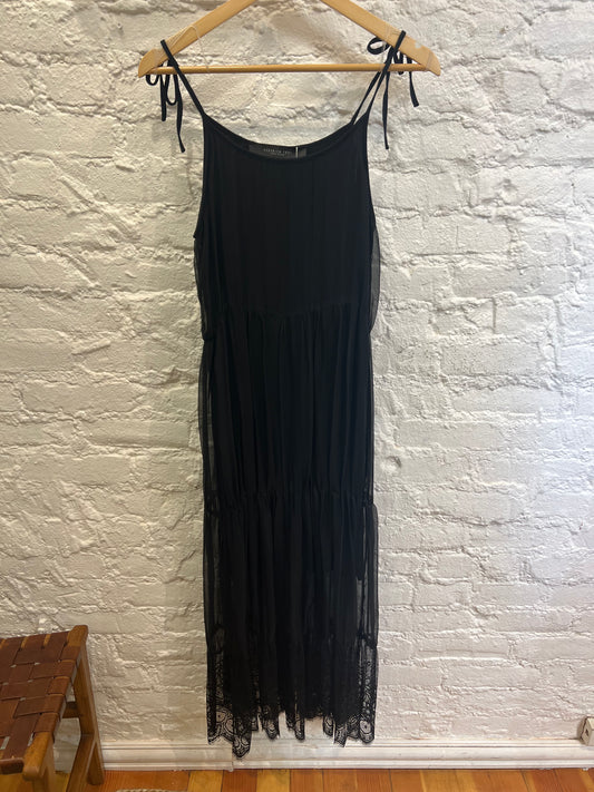 Federica Tosi black silk dress