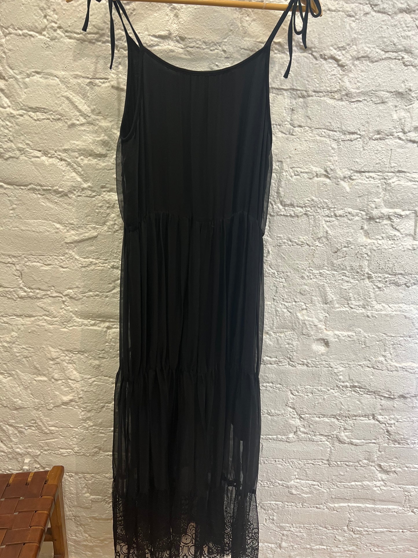 Federica Tosi black silk dress