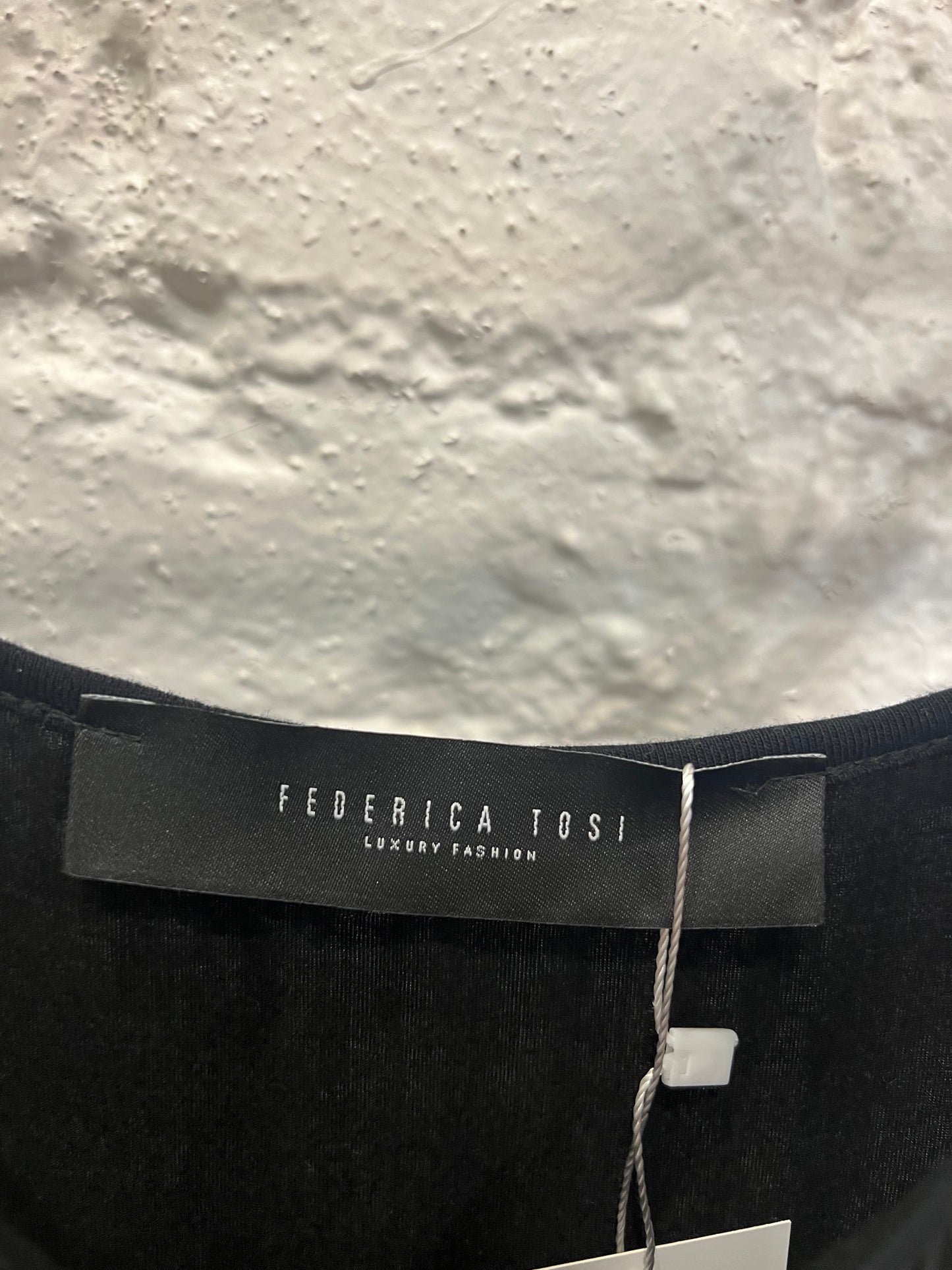 Federica Tosi black silk dress