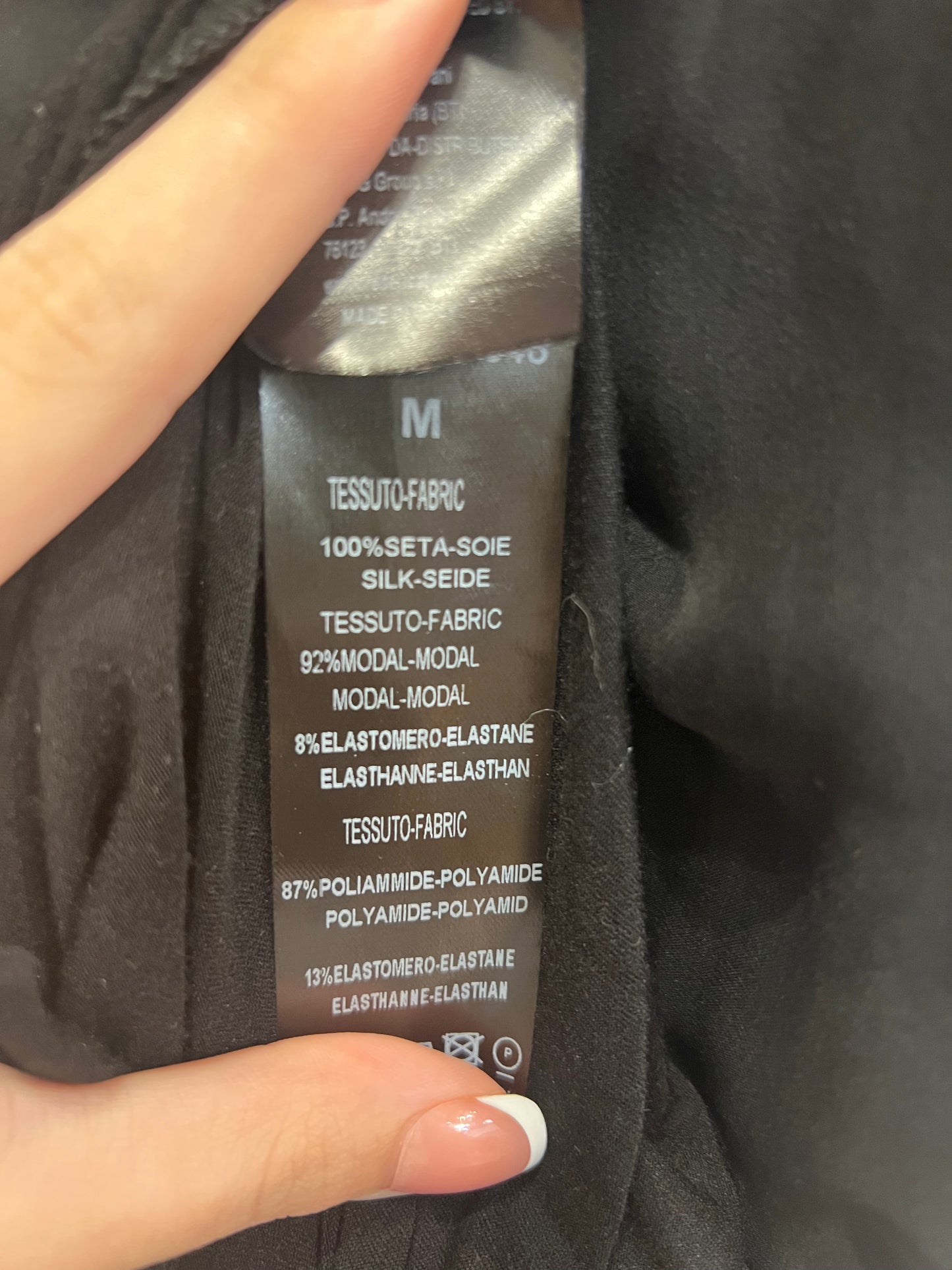 Federica Tosi black silk dress
