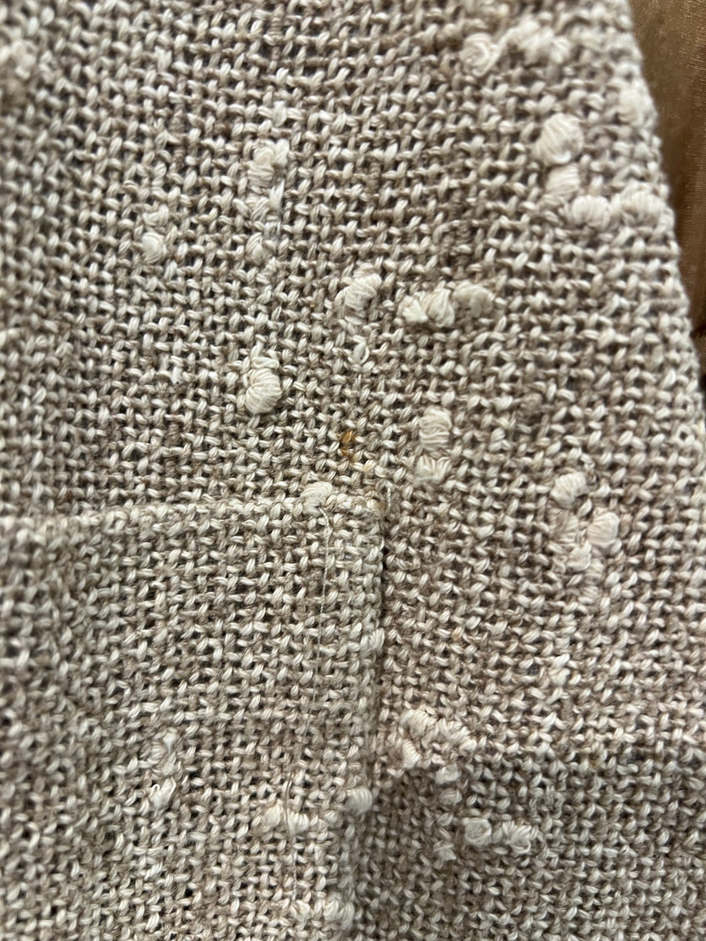 Fendi beige tweed blazer