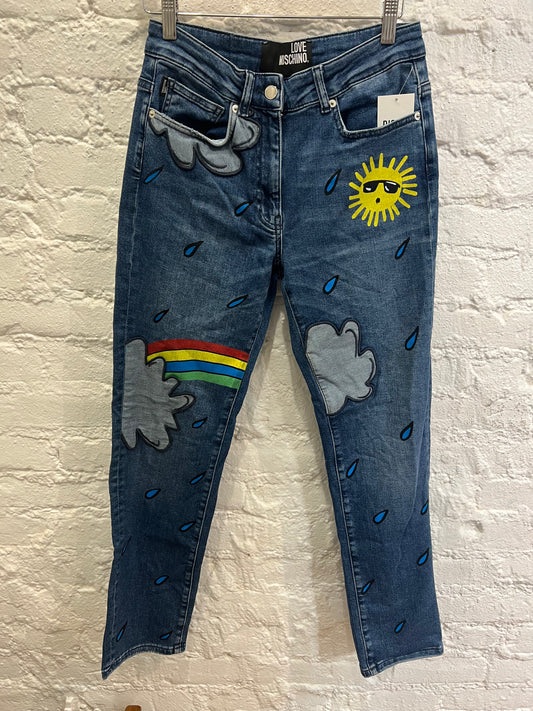 Love Moschino weather jeans