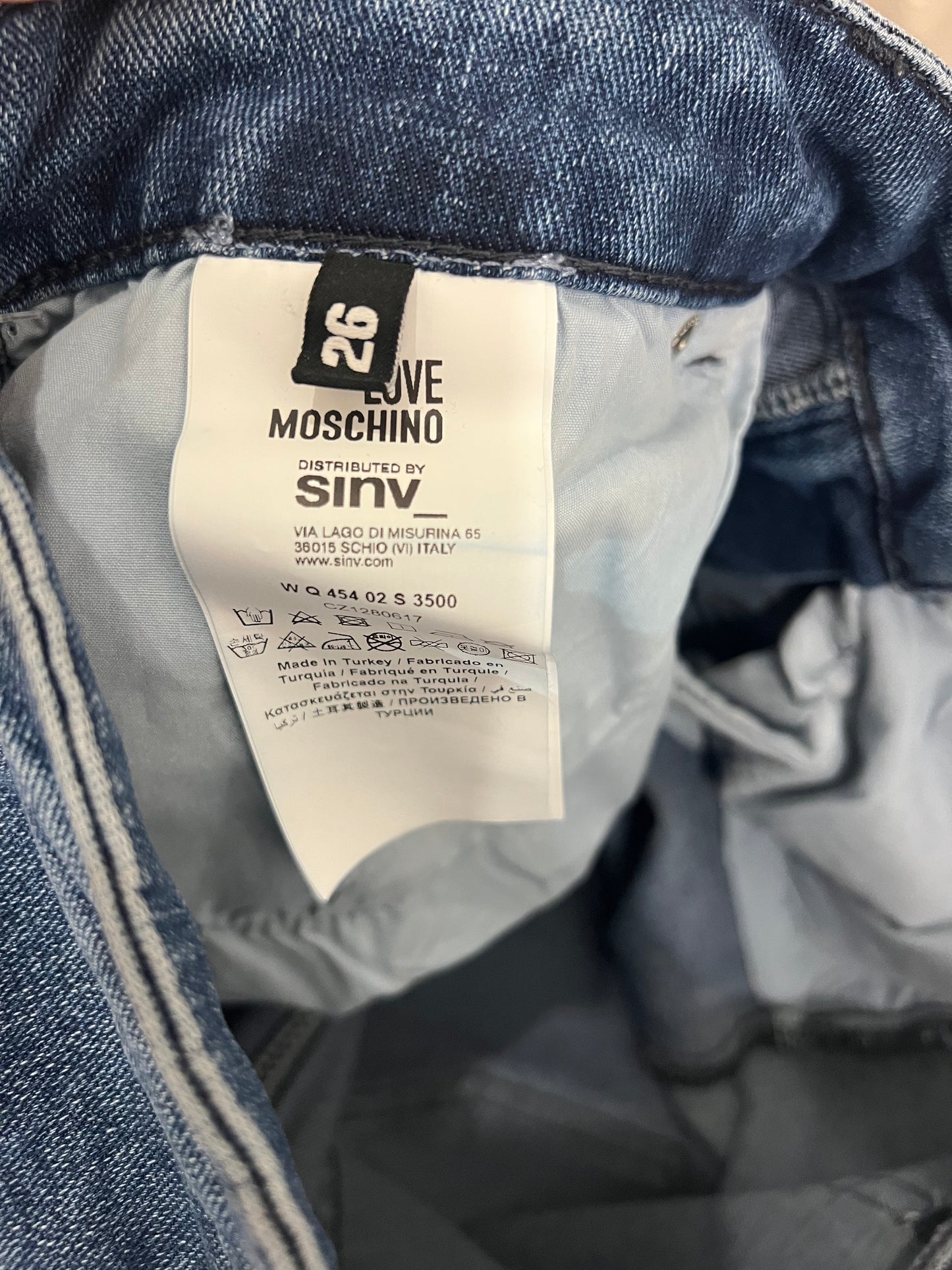 Love Moschino weather jeans
