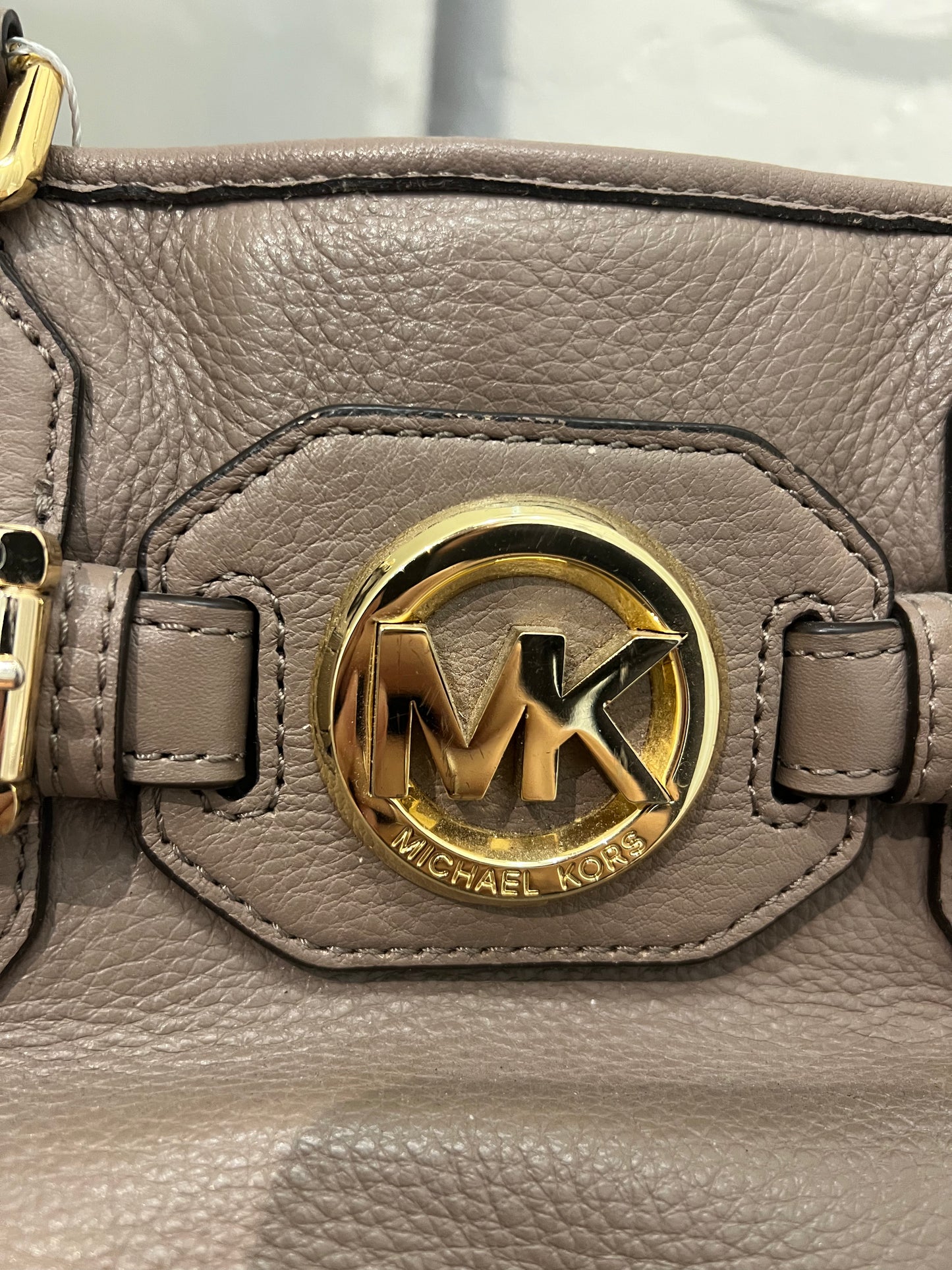 Michael Kors Hudson grey satchel bag