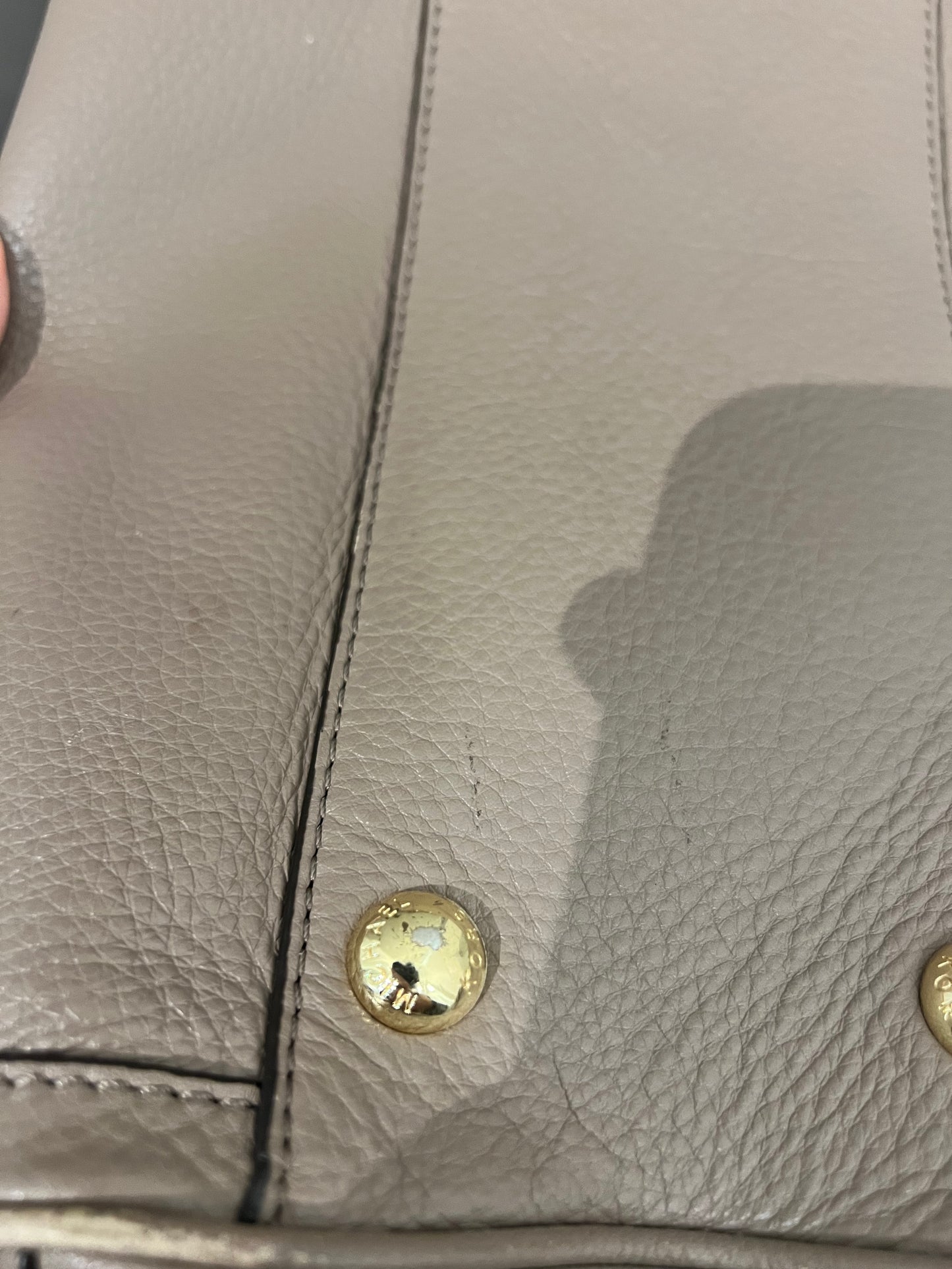 Michael Kors Hudson grey satchel bag