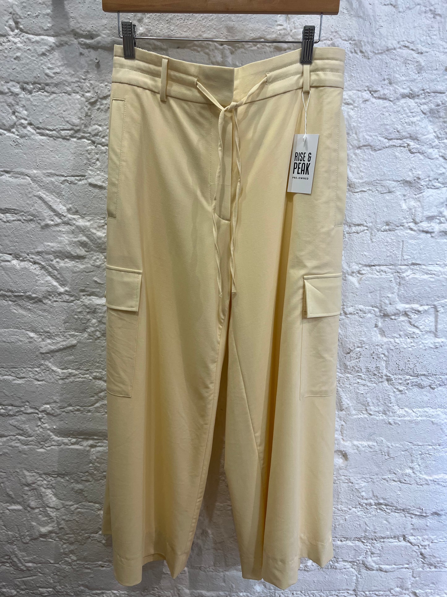 COS yellow cargo pants