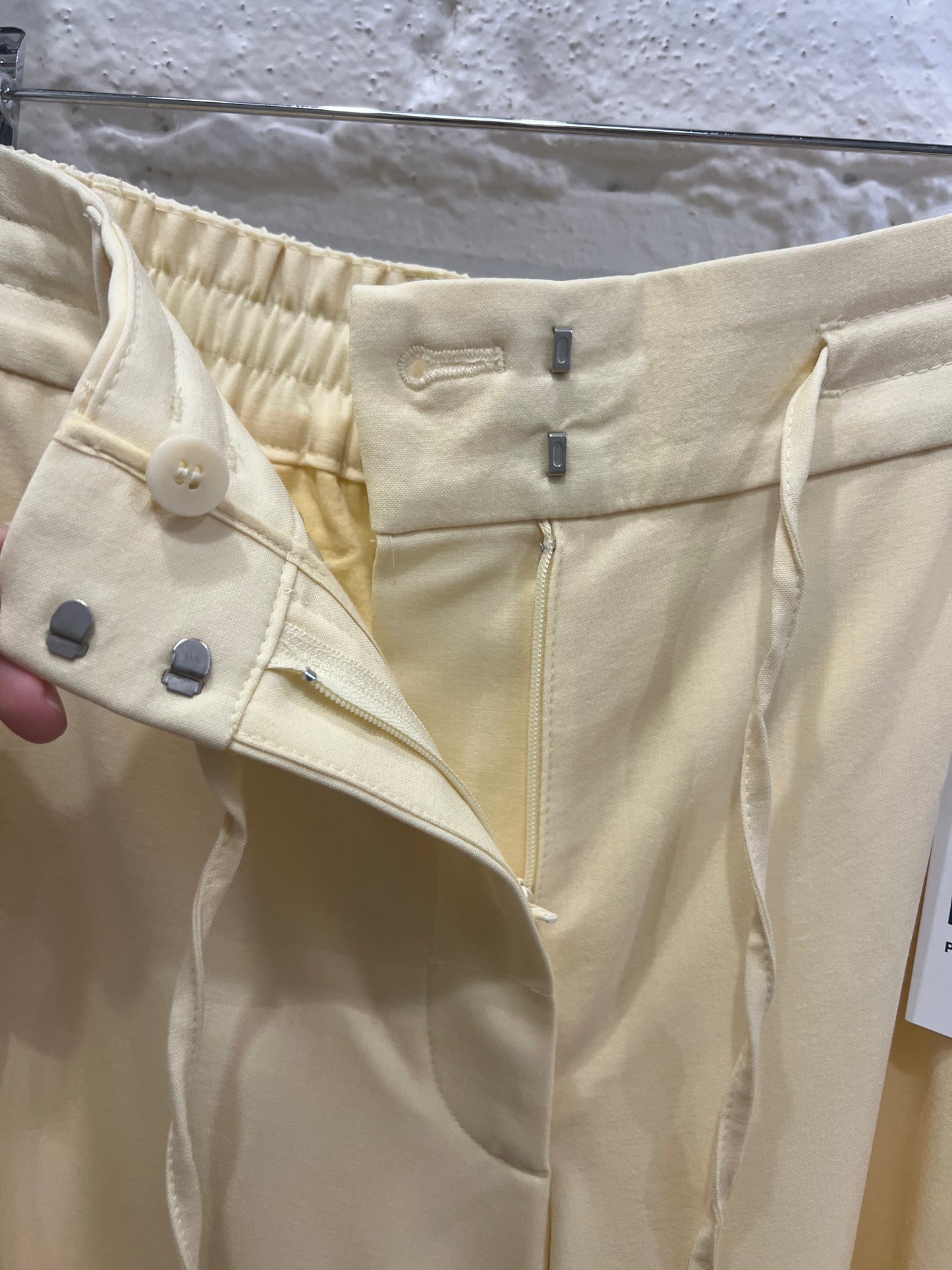 COS yellow cargo pants