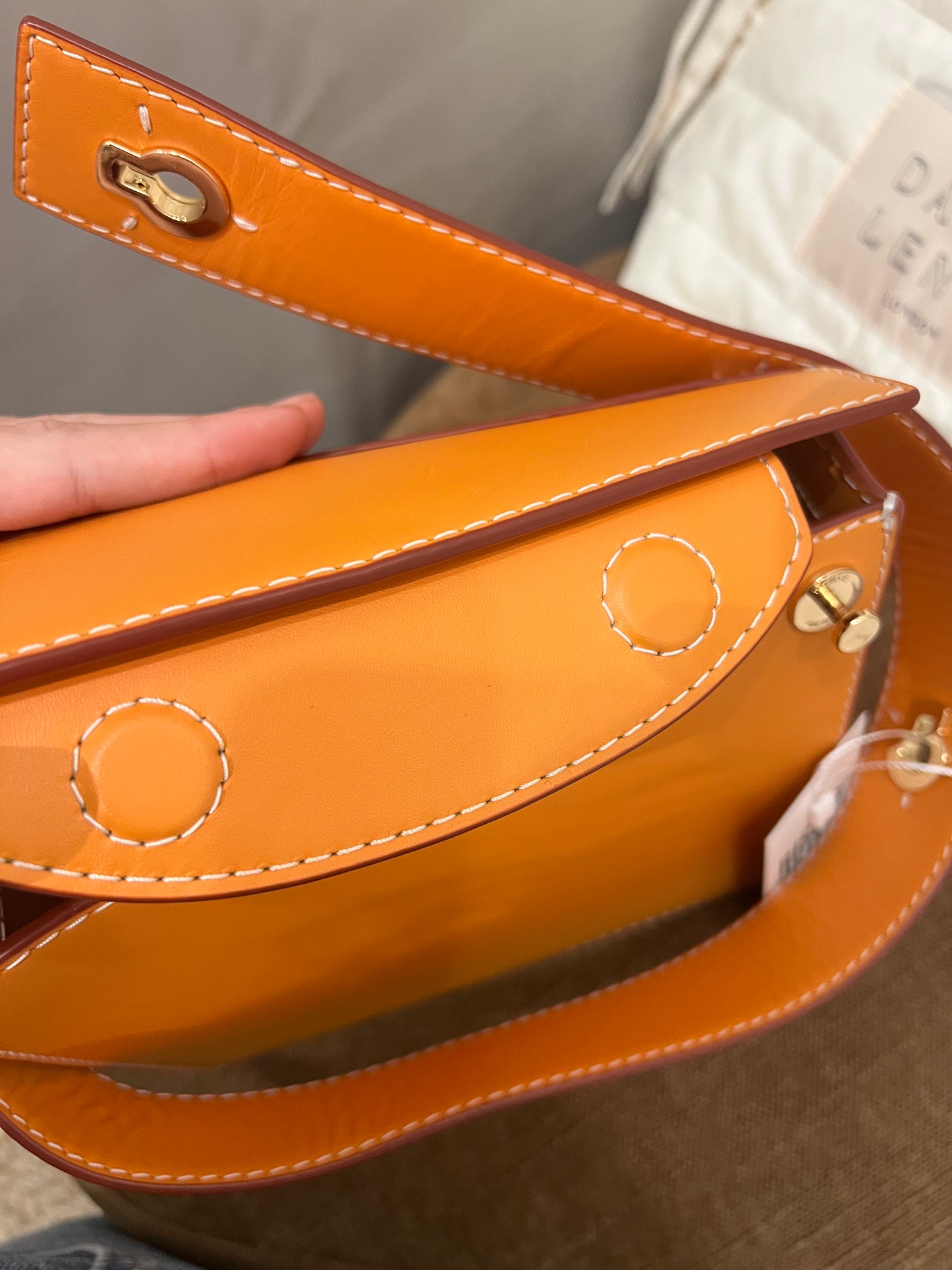 Danse Lente Zoe orange bag