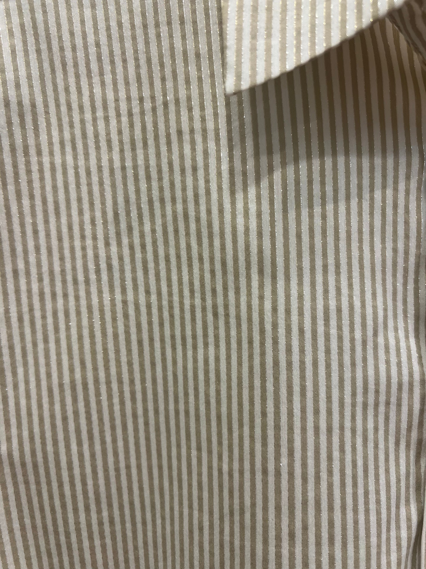 Peserico crop striped longlseeve