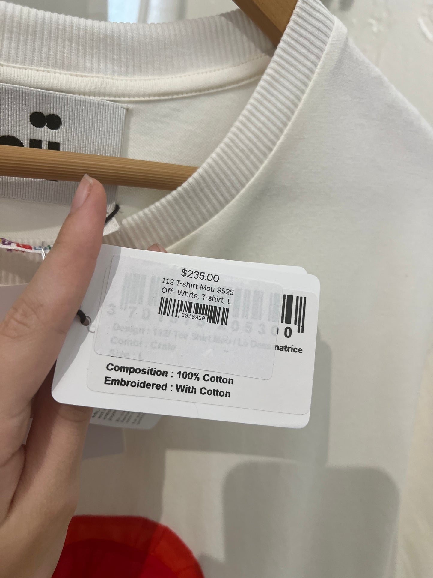 MII Collections Mou Embroidered Tee