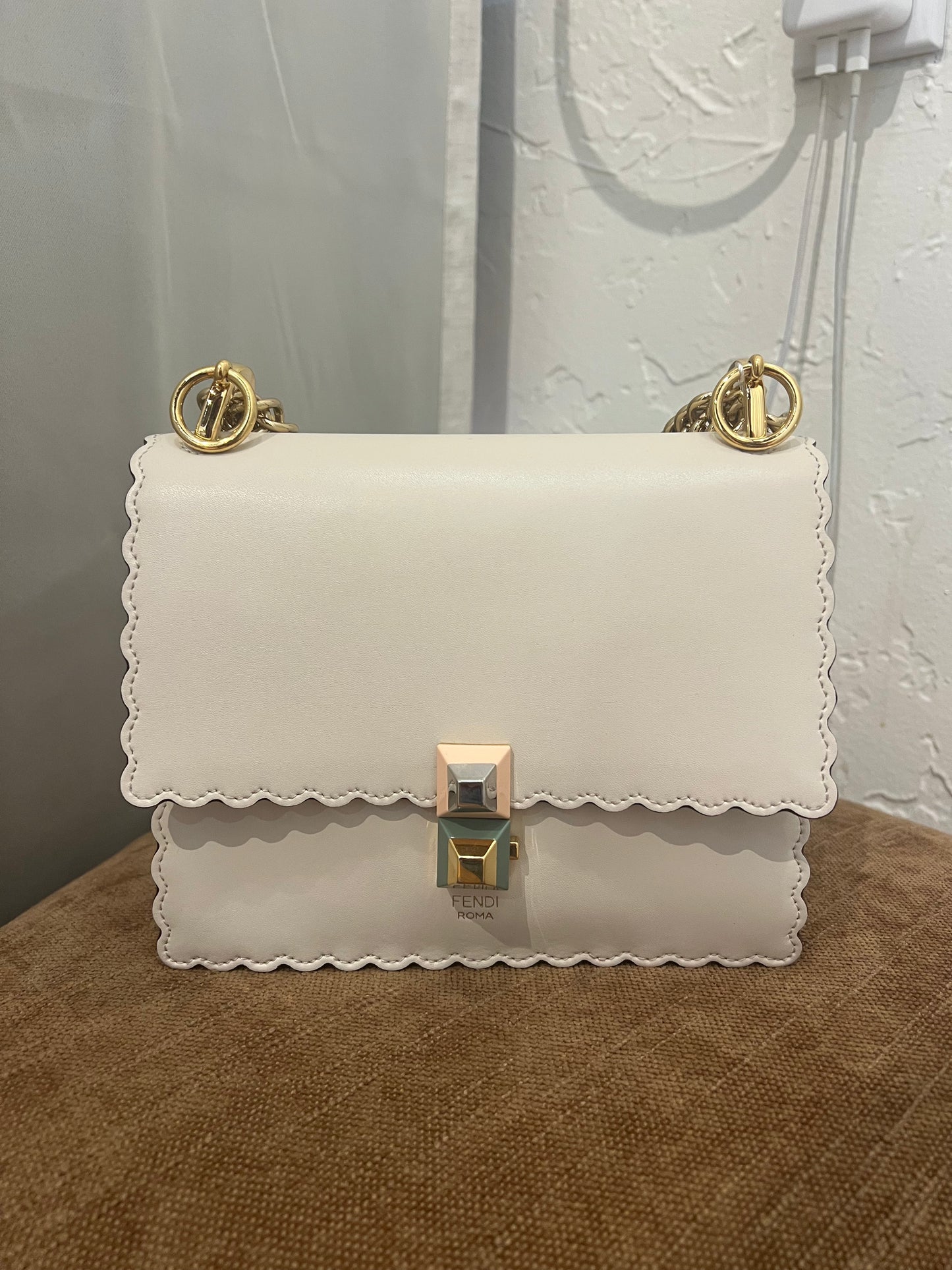 Fendi Creme Kan Bag