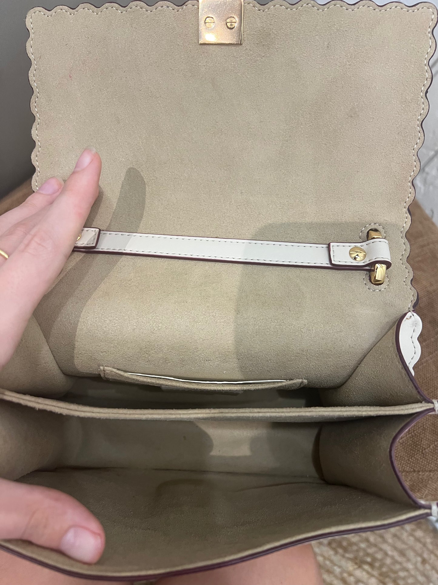 Fendi Creme Kan Bag