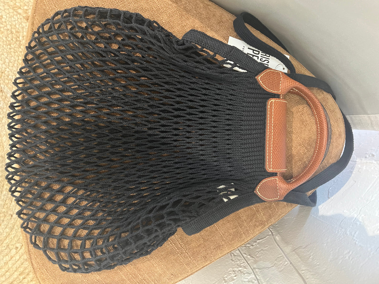 Longchamp Le Pilage Filet black bag