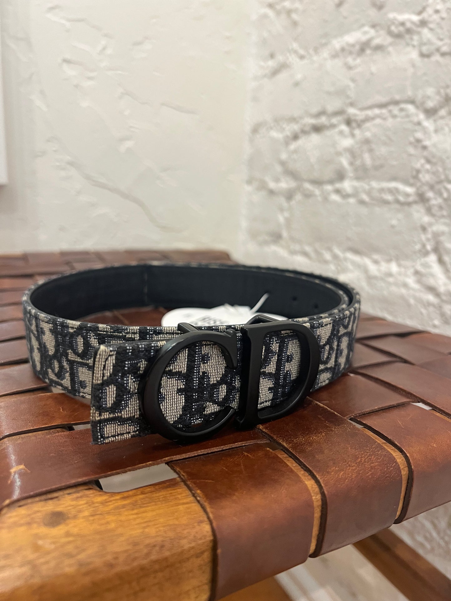 Christian Dior Oblique CD Icon Belt