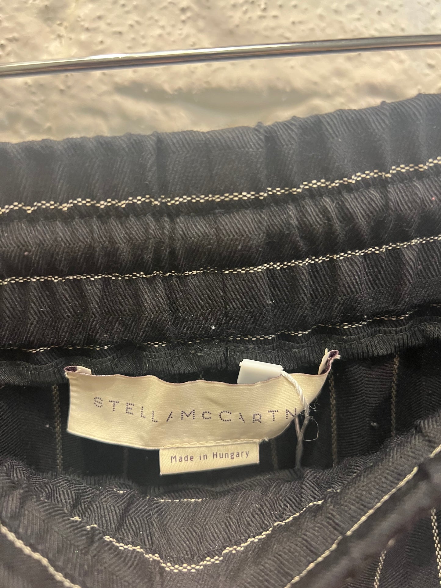 Stella McCartney black striped pants