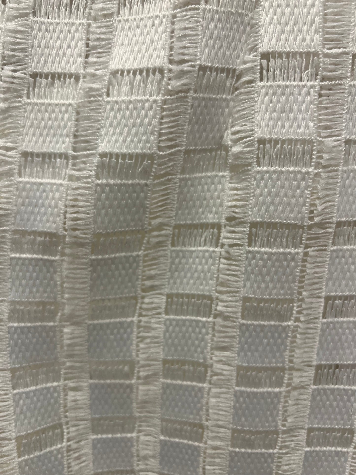 Rue Du Bac white square fringe jacket