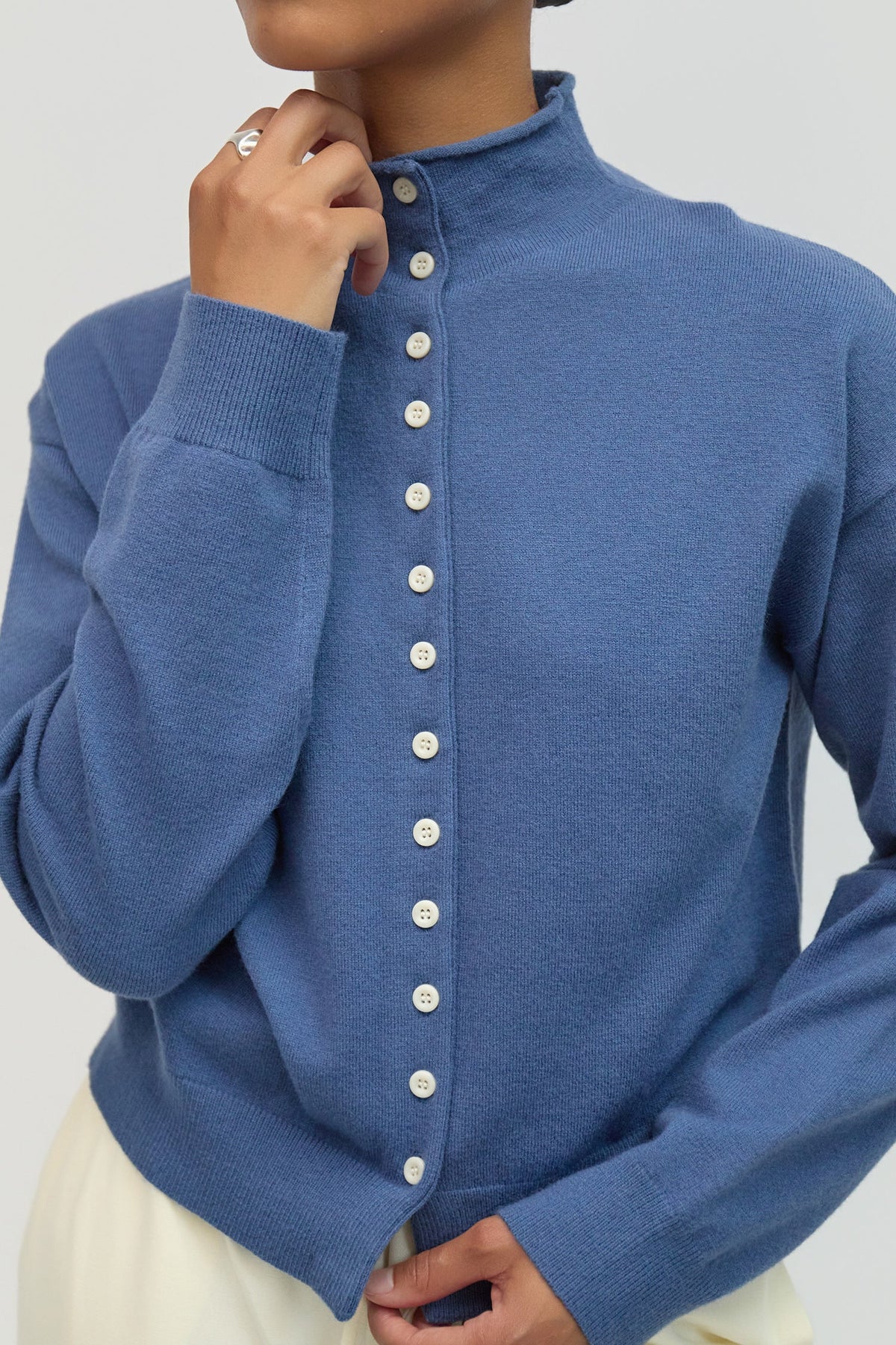 The Brooks Cardigan | Ocean Blue