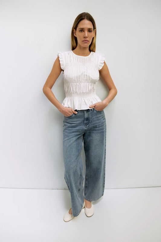 The Eugenie Top | White