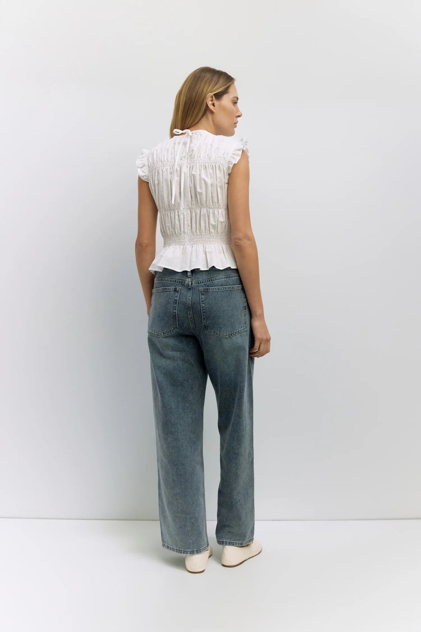 The Eugenie Top | White