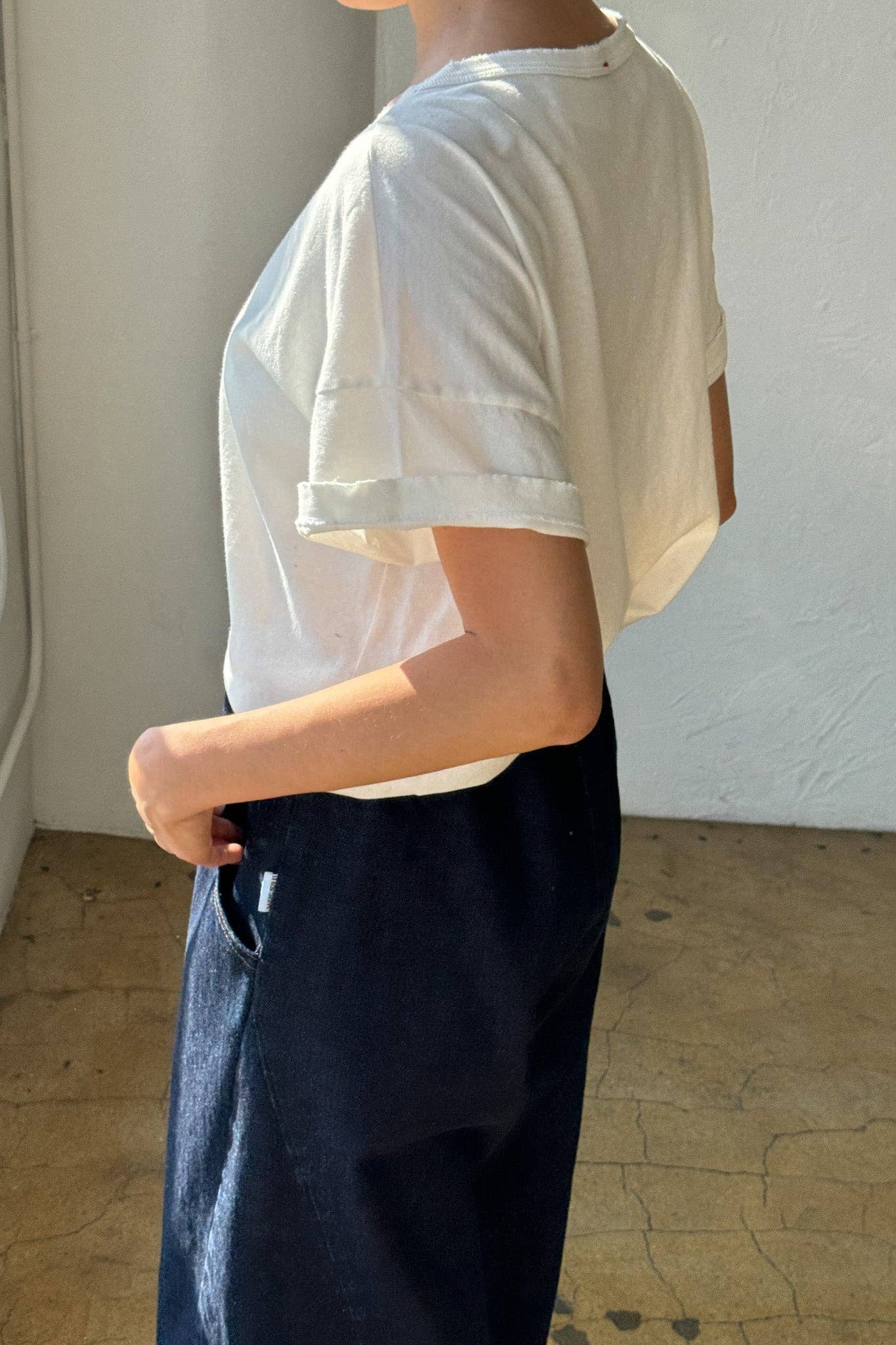 Vintage Fille Tee (2S-2M-1L): Avocado / 2S-2M-1L