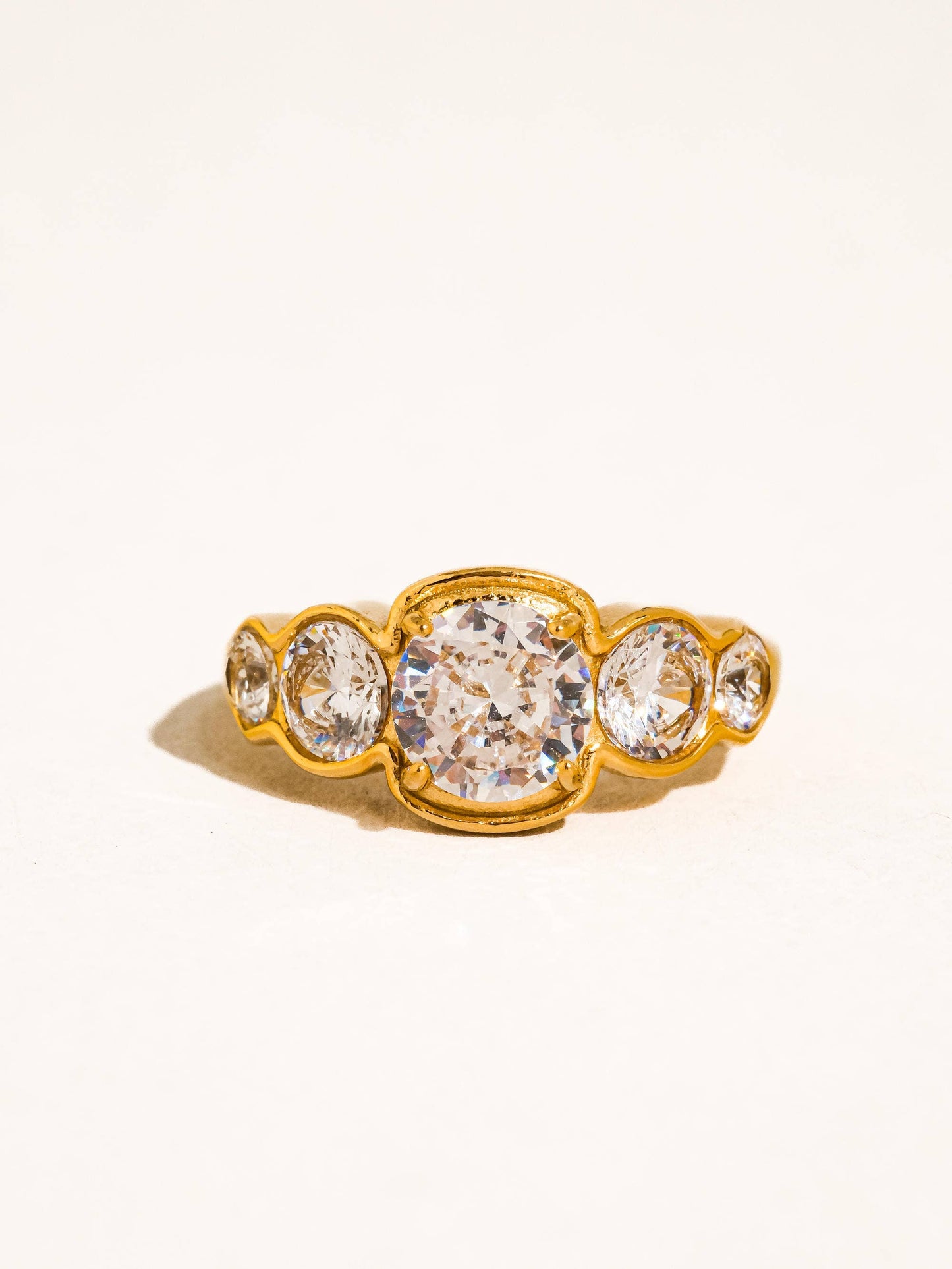 Irid CZ Statement Ring