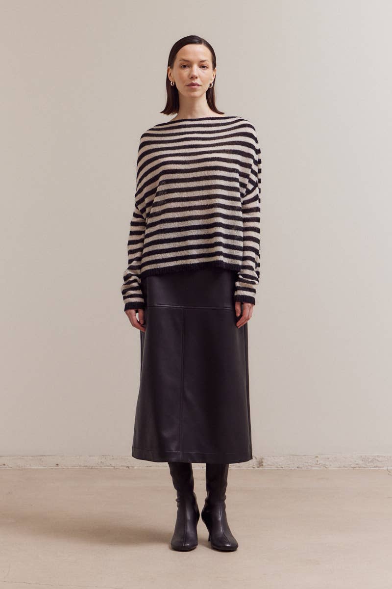 Vegan Leather Pencil Skirt