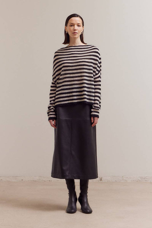 Vegan Leather Pencil Skirt