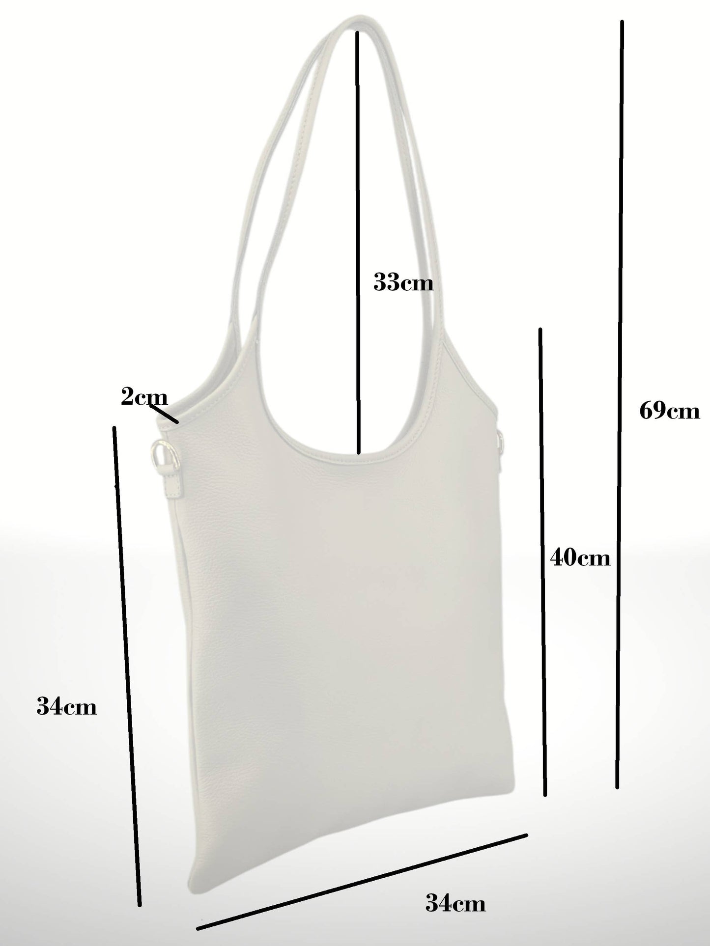 Daniela cowhide bag | Black