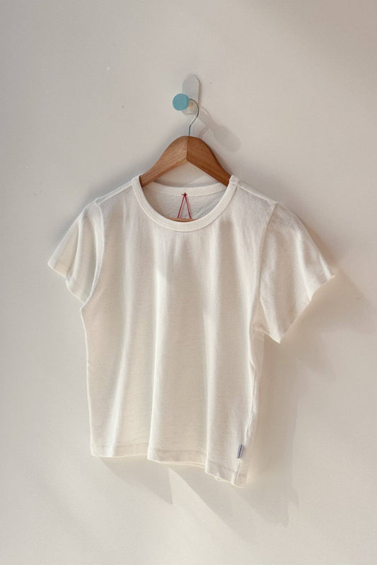 The Little Boy Tee | Vintage White